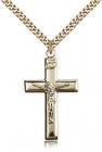 Crucifix Pendant, Gold Filled