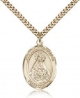 Our Lady of Olives Medal, Gold Filled, Large