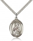 St. Matilda Medal, Sterling Silver, Large