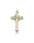 Cross Pendant, 14 Karat Gold