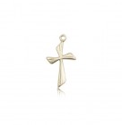 Cross Pendant, 14 Karat Gold