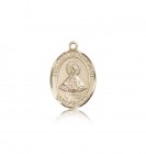 Our Lady of San Juan Medal, 14 Karat Gold, Medium