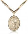 St. Louis Marie De Montfort Medal, Gold Filled, Large