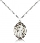 St. Brendan the Navigator Medal, Sterling Silver, Medium