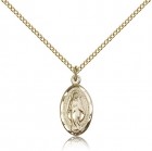 Miraculous Medal, Gold Filled