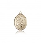 St. Gerard Majella Medal, 14 Karat Gold, Medium