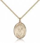 St. Dominic Savio Medal, Gold Filled, Medium