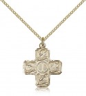 Evangelist Medal, Gold Filled