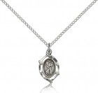 St. Christopher Medal, Sterling Silver