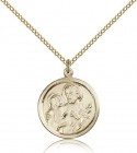 St. Joseph Medal, Gold Filled