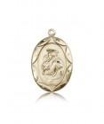 St. Anthony Medal, 14 Karat Gold