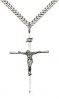 Crucifix Pendant, Sterling Silver