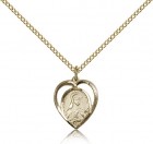 St. Theresa Medal, Gold Filled