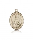 St. Agnes of Rome Medal, 14 Karat Gold, Large
