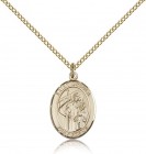 St. Ursula Medal, Gold Filled, Medium
