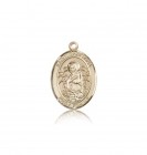 St. Christina the Astonishing Medal, 14 Karat Gold, Medium