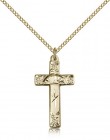 Cross Pendant, Gold Filled