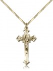 Crucifix Pendant, Gold Filled