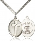 Air Force Cross Pendant, Sterling Silver