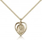 St. Christopher Medal, Gold Filled