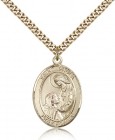 St. Paula Medal, Gold Filled, Large