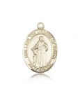 Our Lady of Knots Medal, 14 Karat Gold, Large