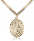 St. Clement Medal, Gold Filled, Large