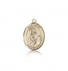 St. Paul the Apostle Medal, 14 Karat Gold, Medium