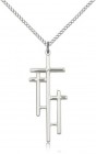 Cross Pendant, Sterling Silver