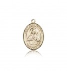 St. John Vianney Medal, 14 Karat Gold, Medium