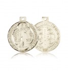 St. Benedict Medal, 14 Karat Gold