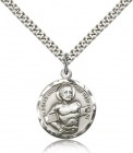 Dismas Medal, Sterling Silver
