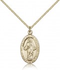 Scapular Medal, Gold Filled
