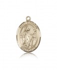 St. Richard Medal, 14 Karat Gold, Large