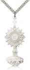 Monstrance Medal, Sterling Silver