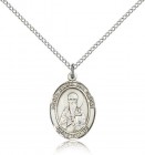 St. Basil the Great Medal, Sterling Silver, Medium