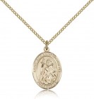 St. Adrian of Nicomedia Medal, Gold Filled, Medium