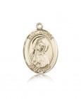 St. Monica Medal, 14 Karat Gold, Large