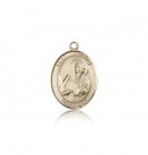 St. Andrew the Apostle Medal, 14 Karat Gold, Medium