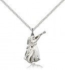 Guardian Angel Medal, Sterling Silver