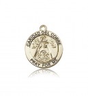 Caridad Del Cobre Medal, 14 Karat Gold