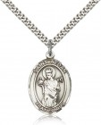 St. Aedan of Ferns Medal, Sterling Silver, Large