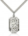 St. Christopher Medal, Sterling Silver