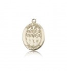 St. Cecilia Choir Medal, 14 Karat Gold, Medium