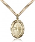 Cross Pendant, Gold Filled