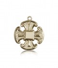 Cross Pendant, 14 Karat Gold