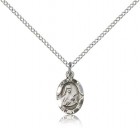 St. Theresa Medal, Sterling Silver