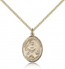 St. Julie Billiart Medal, Gold Filled, Medium