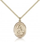 St. Ann Medal, Gold Filled, Medium