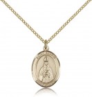 St. Blaise Medal, Gold Filled, Medium